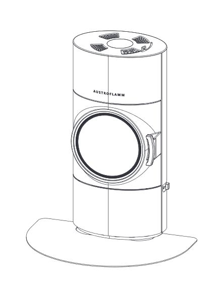 Austroflamm | Clou Xtra | Glasbodenplatte
