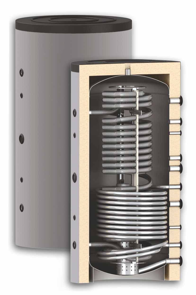Thermoflux Hygiene Kombispeicher mit Wärmetauscher 800 Liter HYGTKR 1WT