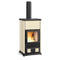 La Nordica Holzofen Kaminofen Concita 2.0 Steel | panna | 11,8 kW