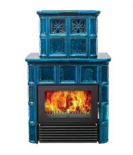 Coventry-II-K220 Kachelofen blau | klimaworld.com