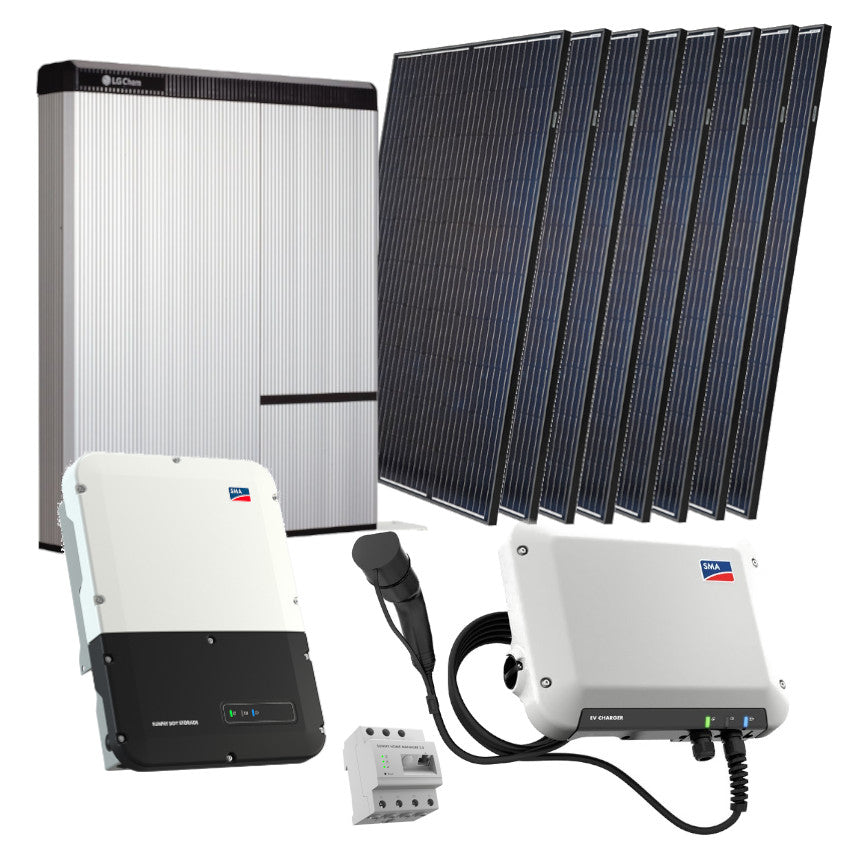 Photovoltaik Set mit Batterie und Auto-Ladestation | Klimaworld