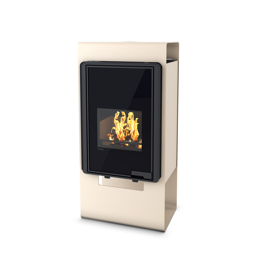 HS Flamingo Kaminofen Singa, creme | klimaworld.com