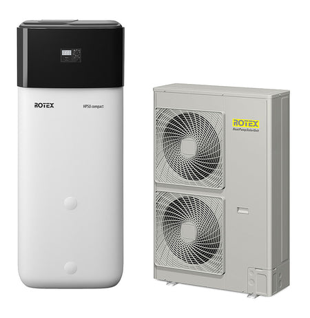 Wärmepumpe Luft/Wasser Rotex HPSU compact 516 H/C - 30C Paket 16kW + 500L 