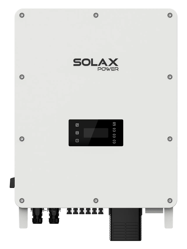 weißer Solax X3 AELIO Wechselrichter Frontansicht