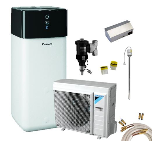Daikin Luft-Wasser-Wärmepumpen Set | Altherma 3 R | 4 kW + 500 Liter