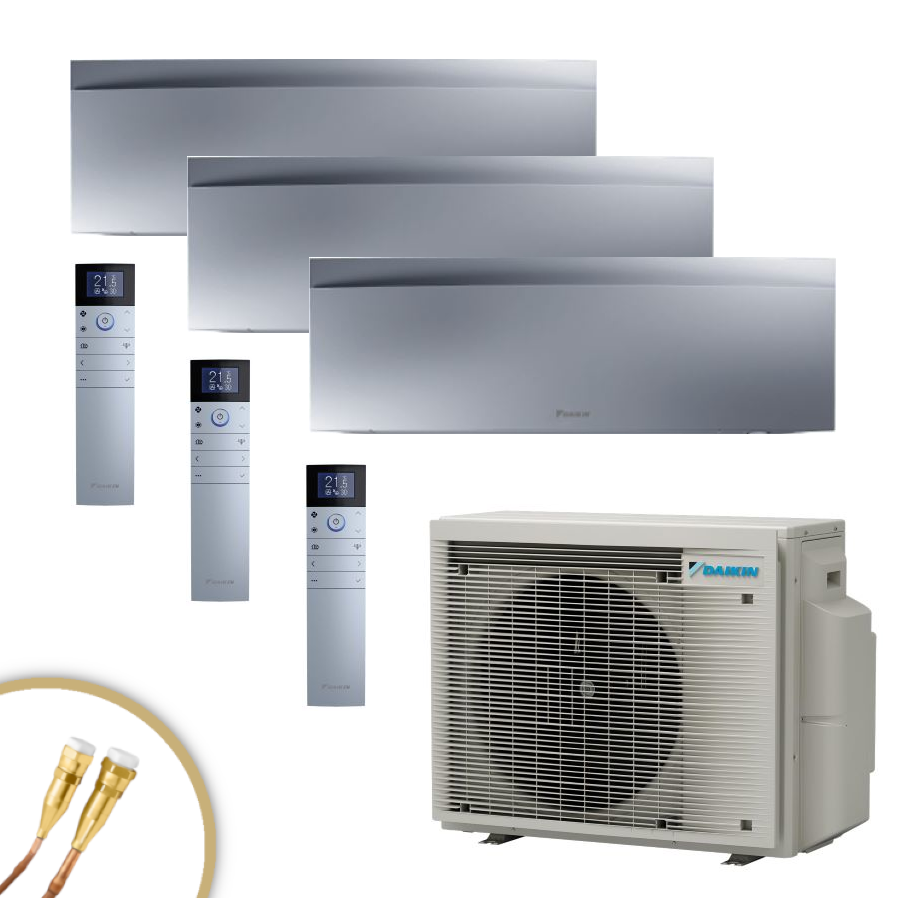 DAIKIN Emur3 FTXJ35AS + FTXJ20AS + FTXJ20AS + 3MXM52A9 mit quick Connect