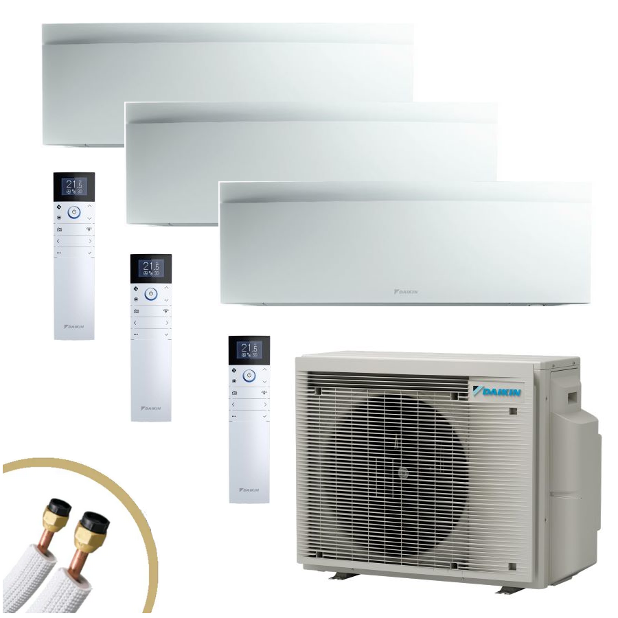 DAIKIN Emura3 FTXJ35AW + FTXJ20AW + FTXJ20AW + 3MXM52A