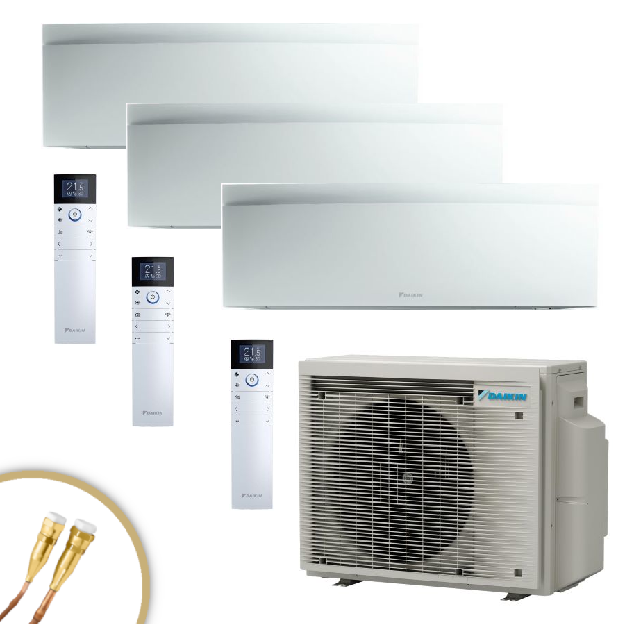 DAIKIN Emura3 3x ftxj25AW + 3MXM52A9