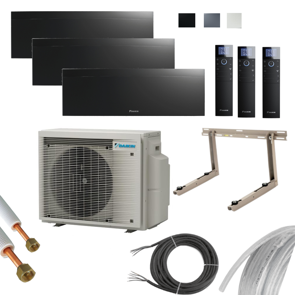 DAIKIN Emura3 Set FTXJ50 + FTXJ25 + FTXJ25 + 3MXM68A9 | klimaworld.com