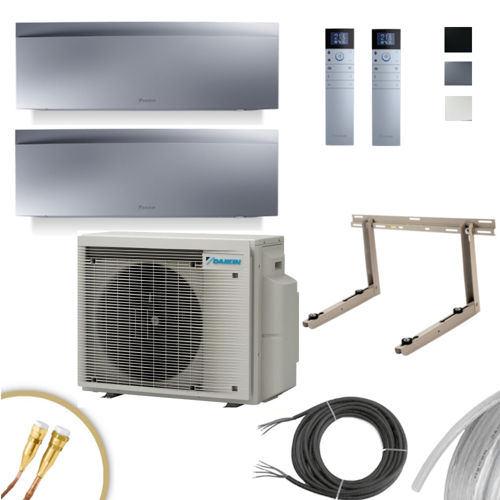 Daikin emura 3 Klimaanlage mit 2 Wandeinheiten und Quick-Connect | klimaworld.com
