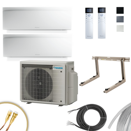Daikin emura 2x FTXJ25AW mit Quick Connect