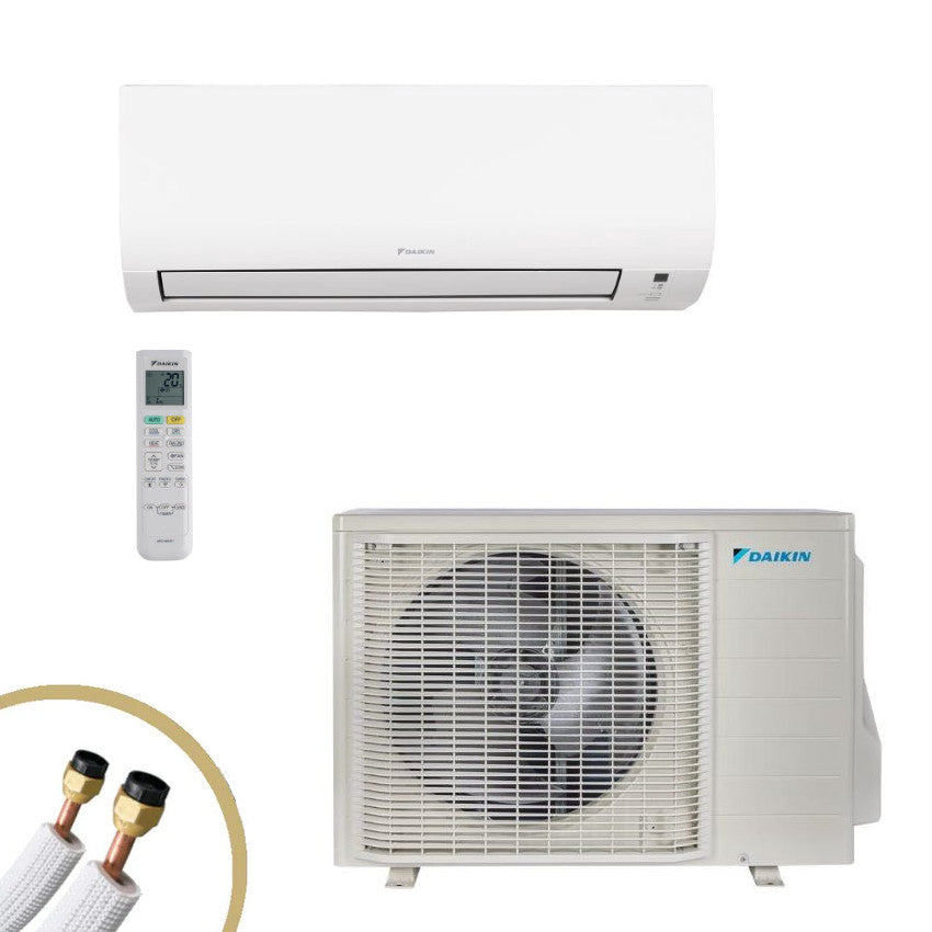 DAIKIN Nepura Comfora Klimaanlage Set FTXTP25N + RXTP25A mit 2,5 kW | Klimaworld.com + Kupferrohrleitung