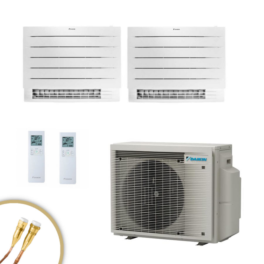 DAIKIN Perfera Truhe FVXM50A9 + FVXM25A9 mit quick Connect
