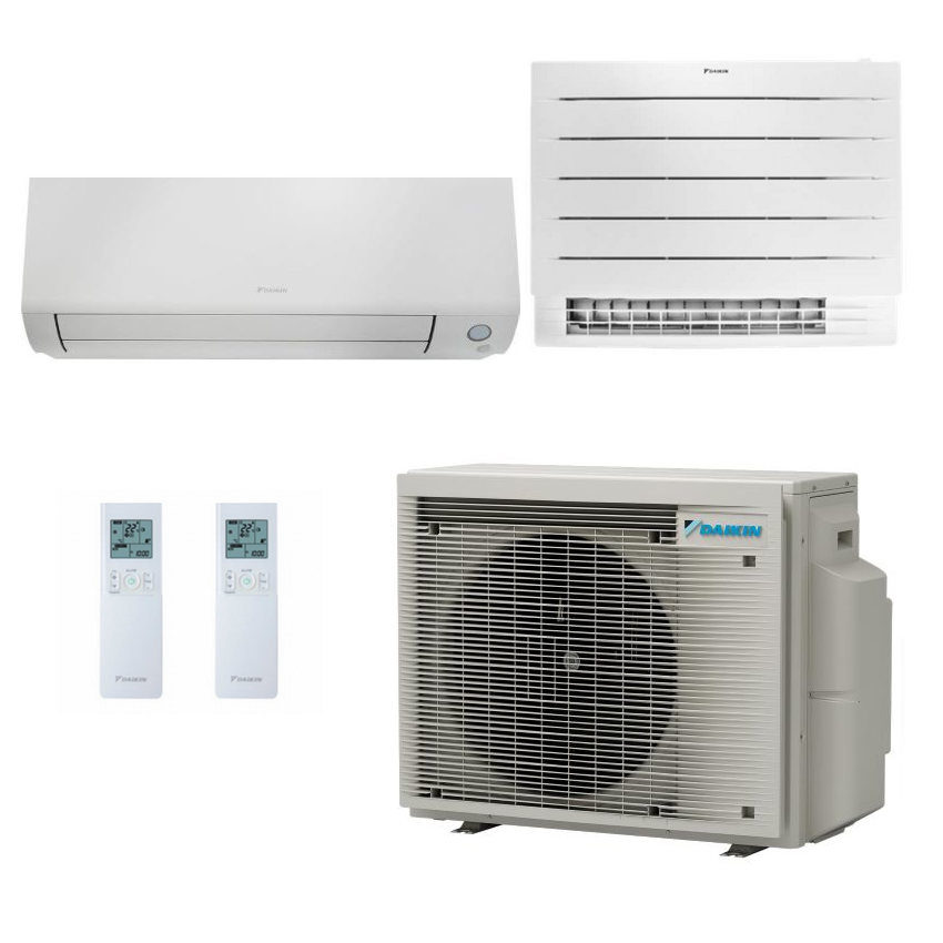 Daikin Perfera Wand- und Truhengeräte Set + 2MXM50A9 | klimaworld.com
