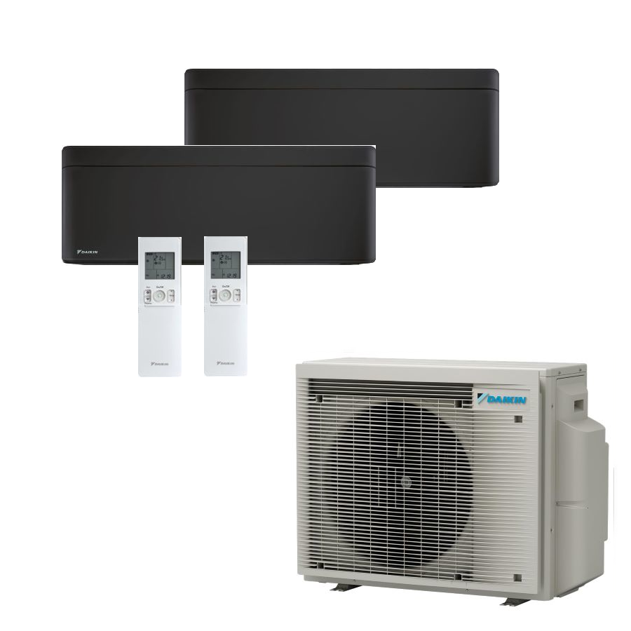 Daikin Stylish Multisplit-Set in Mattschwarz