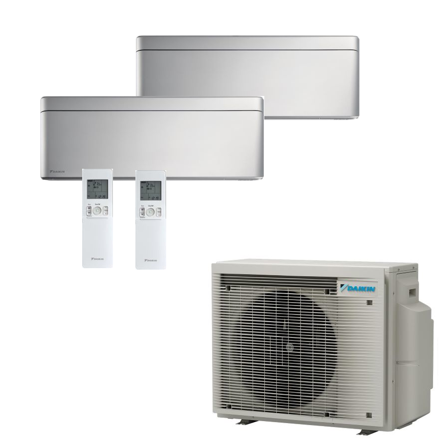 DAIKIN Stylish Silber FTXA25CS + FTXA50CS | klimaworld.com