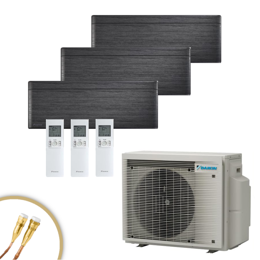 DAIKIN Stylish Wandgeräte 3x mit 2,5 kW + Quick Connect