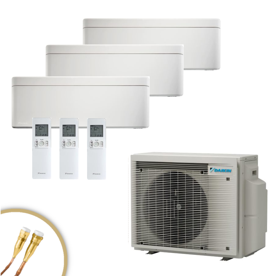 DAIKIN Stylish 3x FTXA20CW + 3MXM52A9 mit Quick Connect