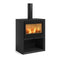 La Nordica Prestige Line Holzofen Dante con Portalegna | schwarz | 8,8 kW