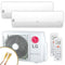 LG Multisplit Klimaanlage Set | DELUXE | 3,5 kW + 3,5 kW | Quick-Connect