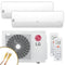 LG Multisplit Klimaanlage | DELUXE | 2,1 kW + 5,0 kW | Quick-Connect