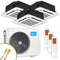 MIDEA | Deckenkassetten-Set | 2 × 3,5 kW + 5,2 kW | Quick-Connect
