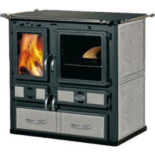 Holzheizherd Sideros Küchenherd Desiree 860 7kW Keramik Speckstein