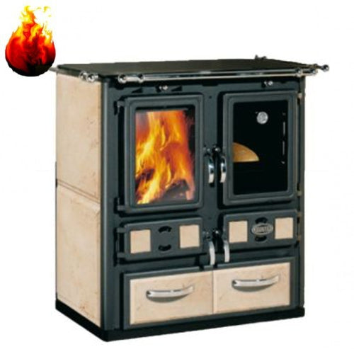 Holzheizherd Sideros Küchenherd Desiree 760 6kW Keramik Ecure