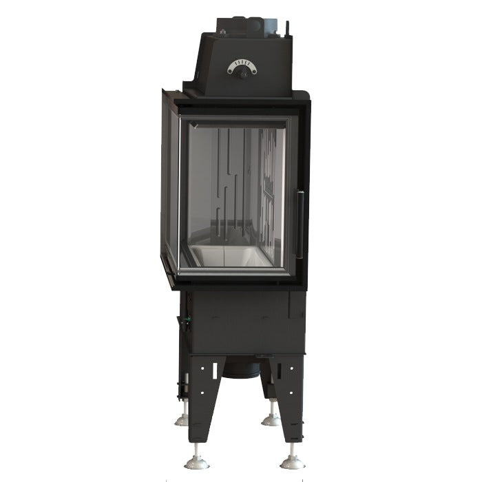 Kamineinsatz BeF Flat 6 CP, 3-6 kW, Eckscheibe links