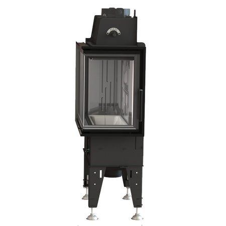 Kamineinsatz BeF Flat 6 CP, 3-6 kW, Eckscheibe links