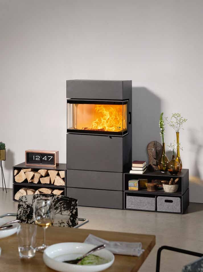 Kaminofen Austroflamm Dexter S3 - mit Stahlmantel