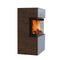 Austroflamm | Dexter S3 Keramik Iron corten | 3-seitig verglast
