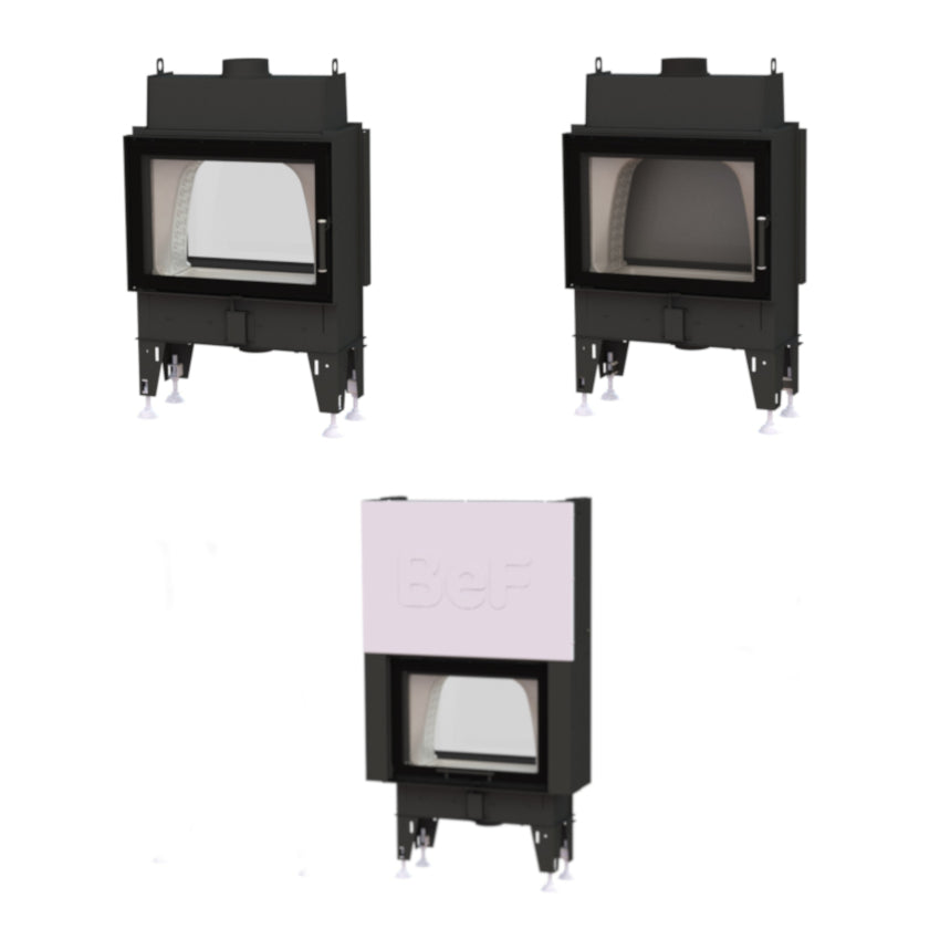 3 Kamine der Serie BEF Double Feel | Klimaworld.com