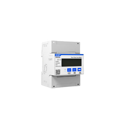 Weisser Energiezaehler von SolaX mit Display und technischen Beschreibungen | klimaworld.com