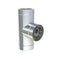 Jeremias T-Anschluss 87° mit Wassernase | Edelstahl | Ø 600 mm