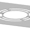 Deckenblende für Hinterlüftung, zweiteilig 0°