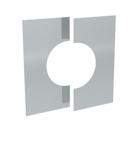 Jeremias | Deckenblende | 45° | für Edelstahlschornsteine 
