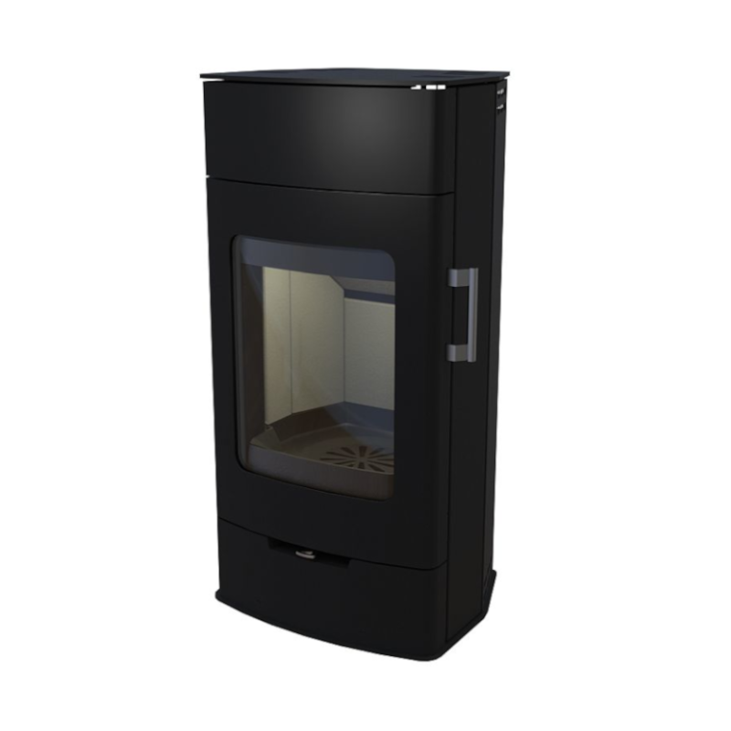 KRETZ | Kaminofen ECHEDO 1 | Stahl schwarz | 7 kW  ➔ klimaworlv.com