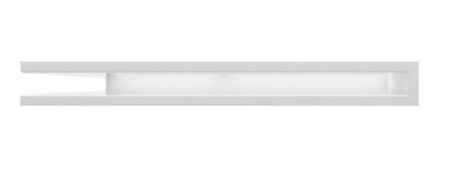 Kratki Eckluftleiste links | 547x766mm Winkel x 60mm | weiß
