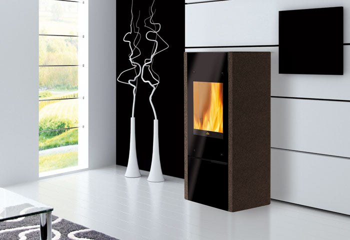 Kaminofen Coral 1 Luftheizer 6 kW Edilkamin Warmluftofen