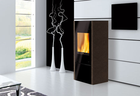 Kaminofen Coral 1 Luftheizer 6 kW Edilkamin Warmluftofen