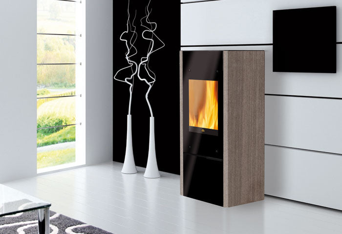 Kaminofen Coral 1 Luftheizer 6 kW Edilkamin Warmluftofen