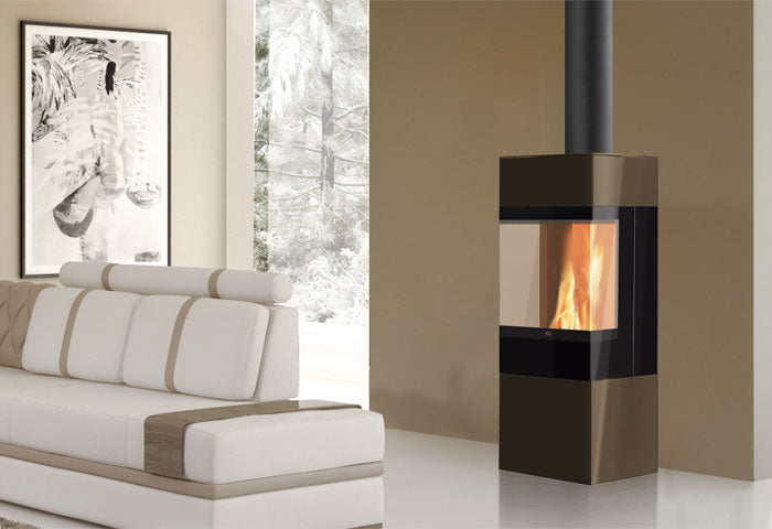 Kaminofen Coral 3 Luftheizer 6 kW Edilkamin Warmluftofen