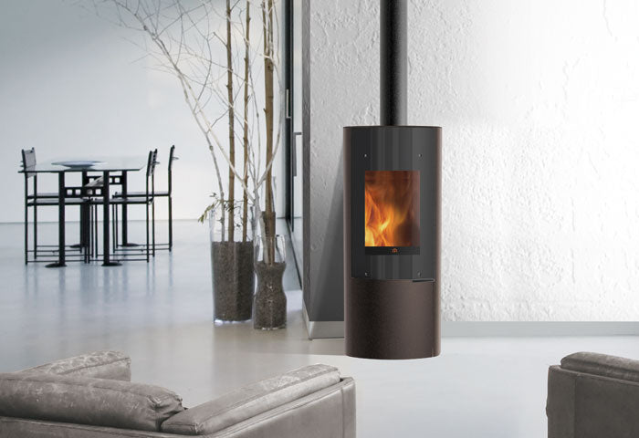Kaminofen IVORY Luftheizer 6 kW Edilkamin Warmluftofen