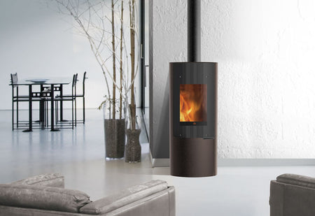 Kaminofen IVORY Luftheizer 6 kW Edilkamin Warmluftofen