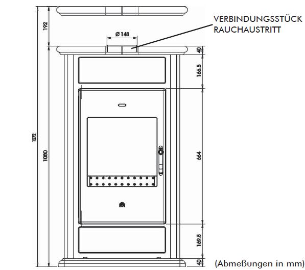 Wasserkaminofen Warm CS 15kW Edilkamin Basic