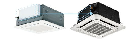Deckenkassette 4-Wege Multisplit DC Inverter Midea Innengerät 2kW 