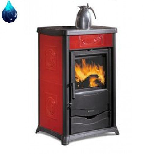 La Nordica Wasserführender Kaminofen TermoRosella Plus D.S.A 13,5kW Bordeaux 