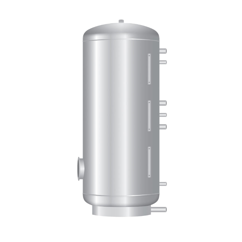 TWL Edelstahl-Brauchwasserspeicher ESO 500 ohne Isolierung