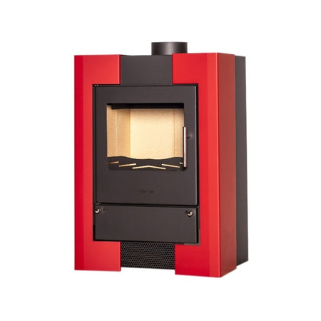HS-Flamingo Kaminofen Espo II in Rot | klimaworld.com